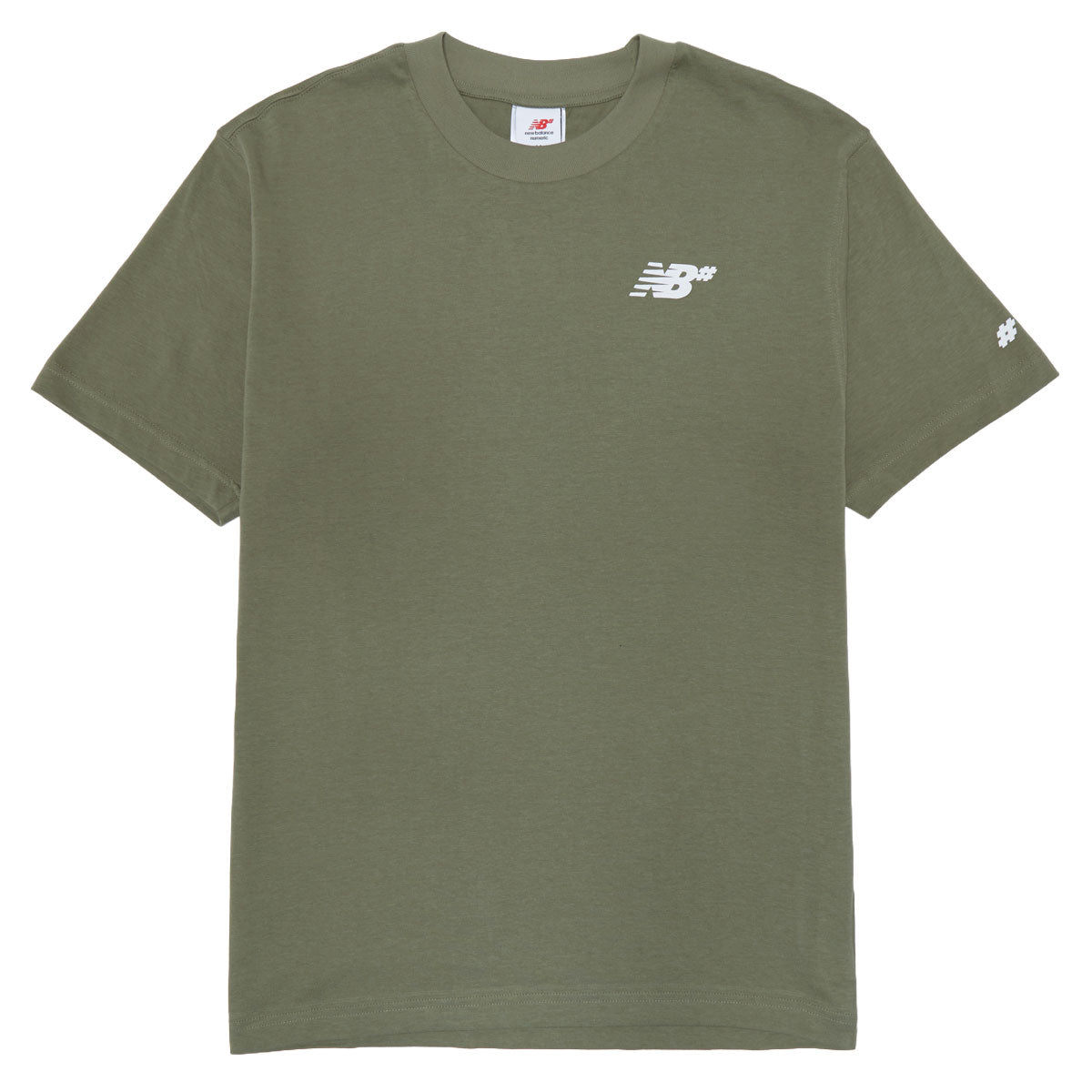 New Balance Numeric Small Logo T-Shirt - Dark Olive image 1