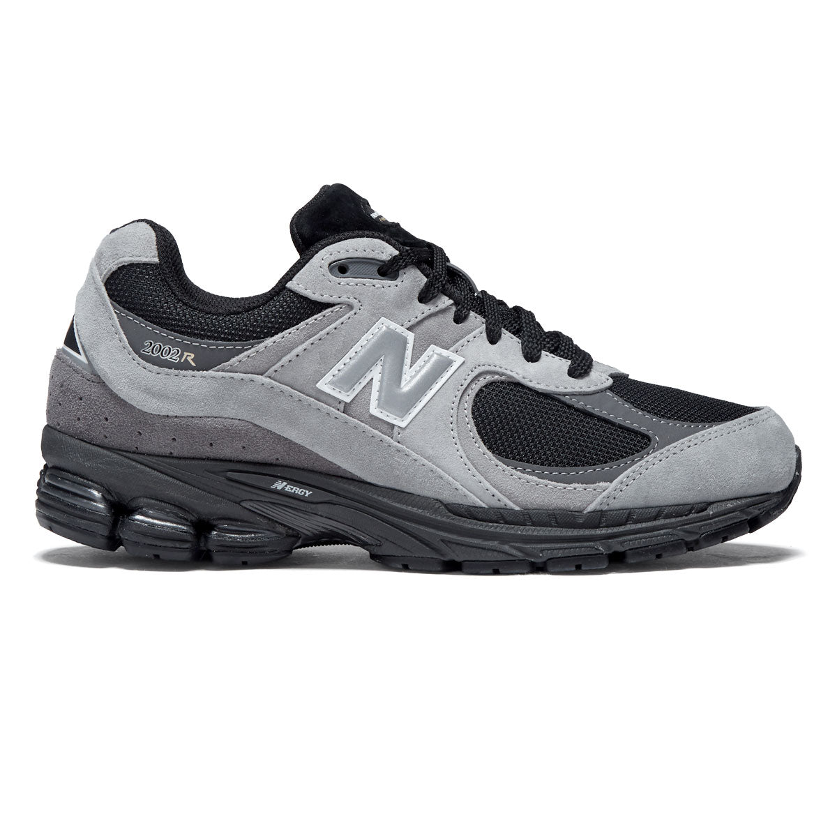 New Balance 2002R Shoes - Black/Silver Metallic image 1