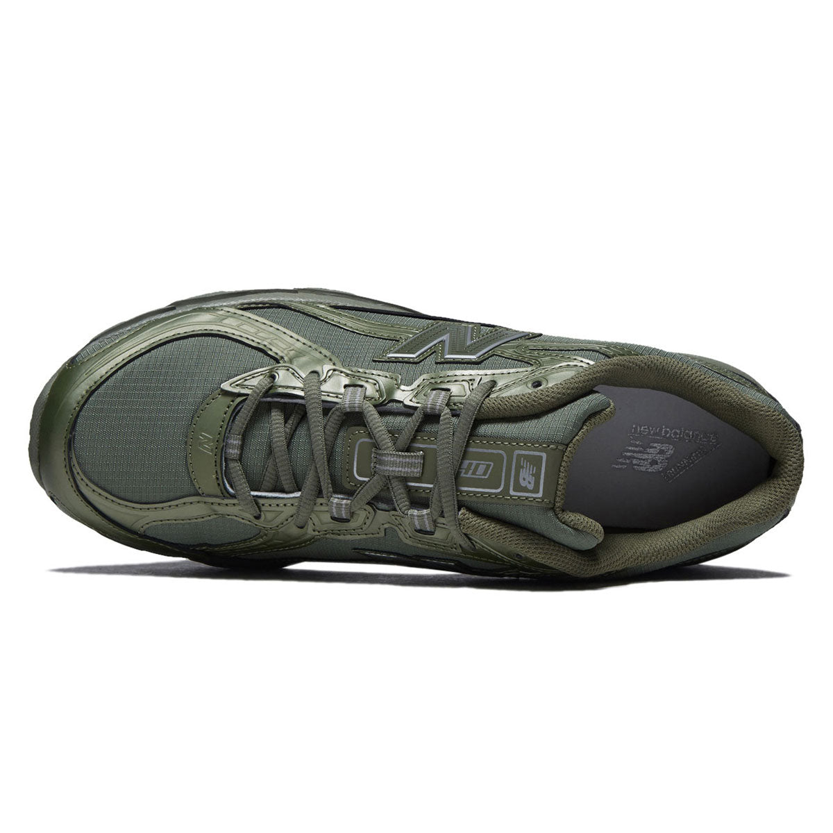 New Balance 740 Shoes - Dark Olivine/Silver Metallic image 3