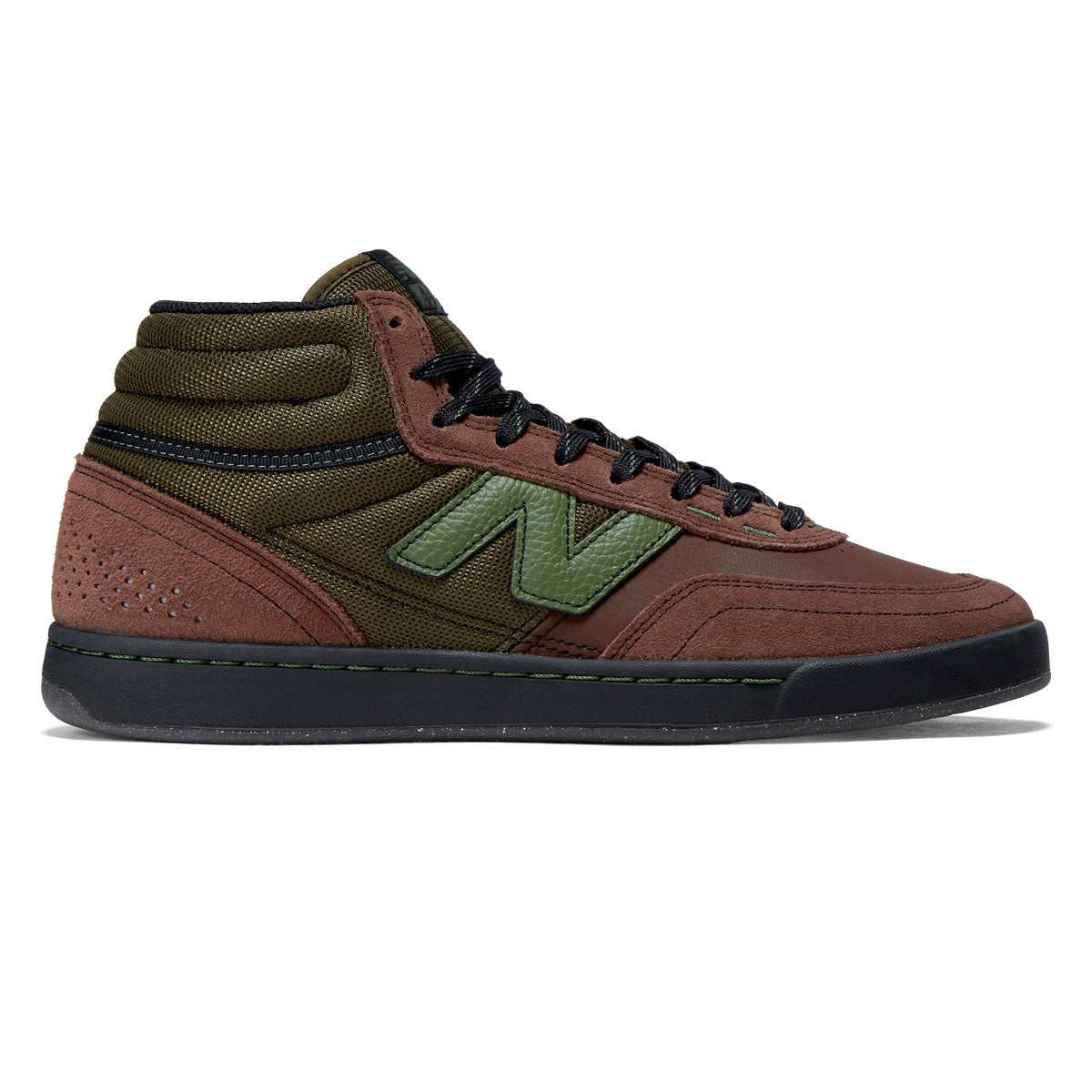 New Balance 440 Hi V2 Wide Shoes - Brown/Olive image 1