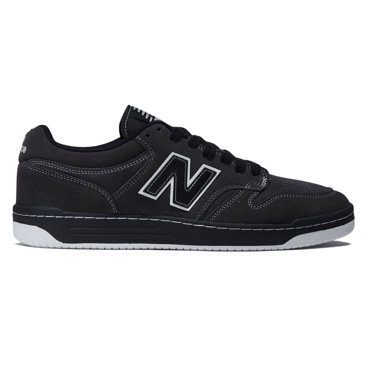 New Balance 480 Shoes - Dark Grey/Black image 1