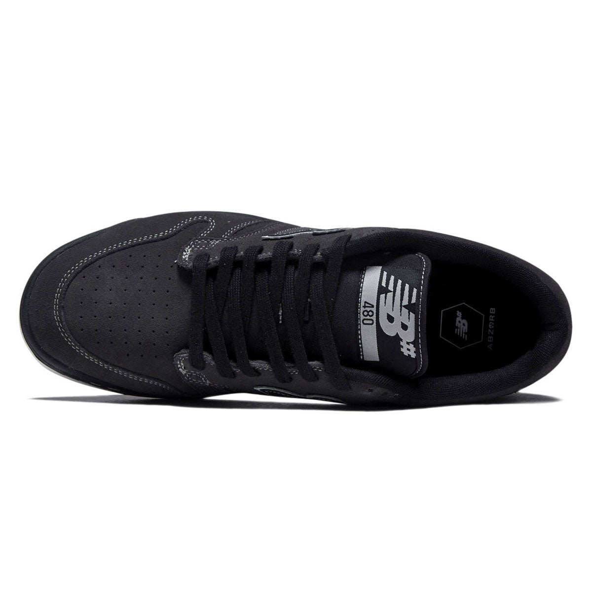 New Balance 480 Shoes - Dark Grey/Black image 3