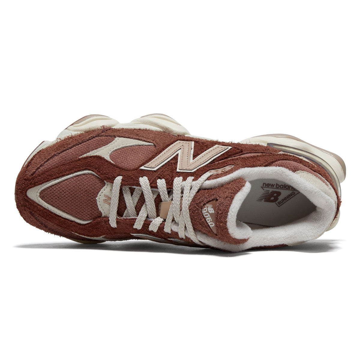 New Balance 9060 Shoes - Rich Oak/Timberwolf image 3