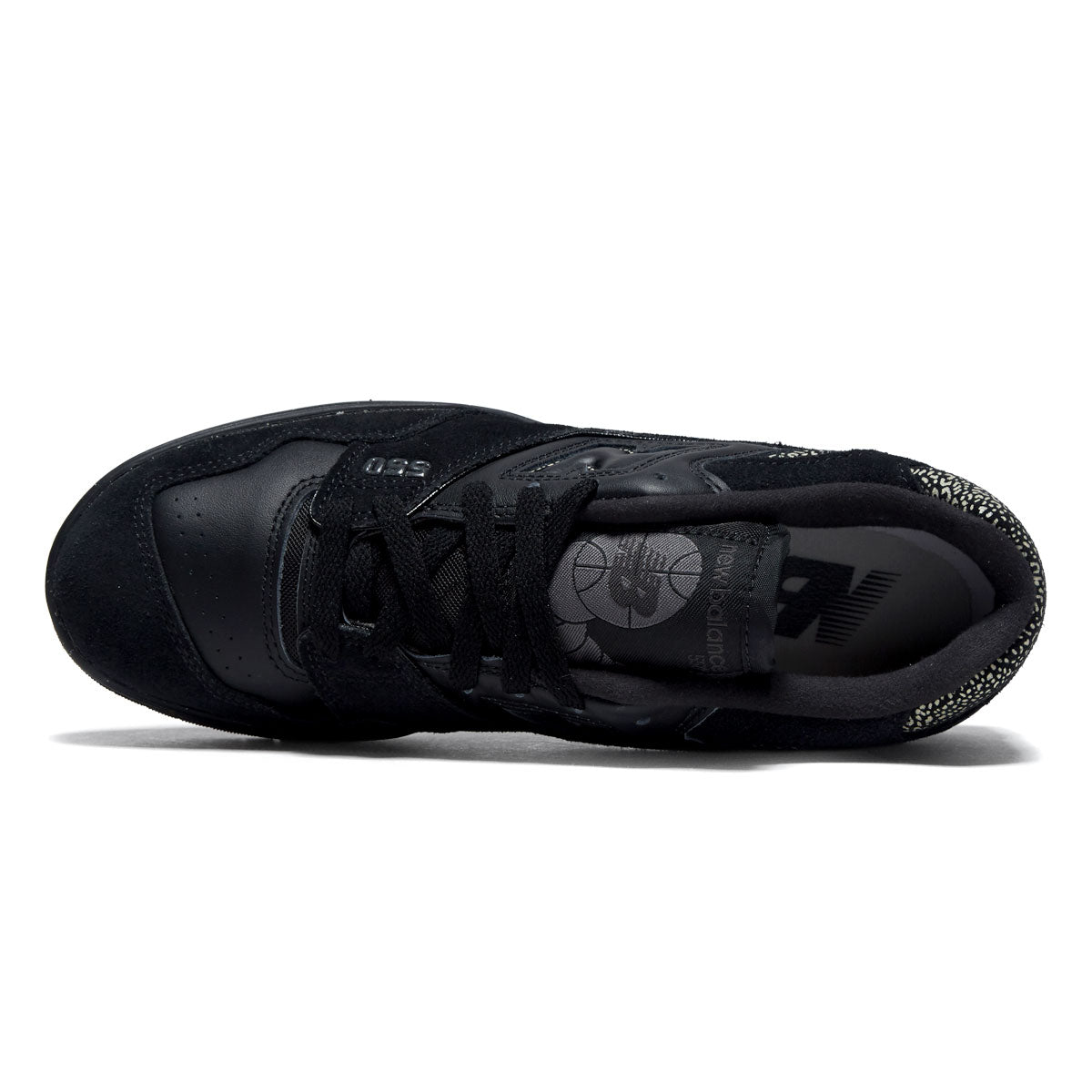 New Balance Womens BBW550 Shoes - Black/White image 3