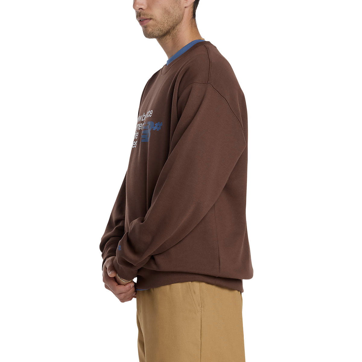 New Balance Numeric Logo Sweatshirt - Pumpernickel image 3