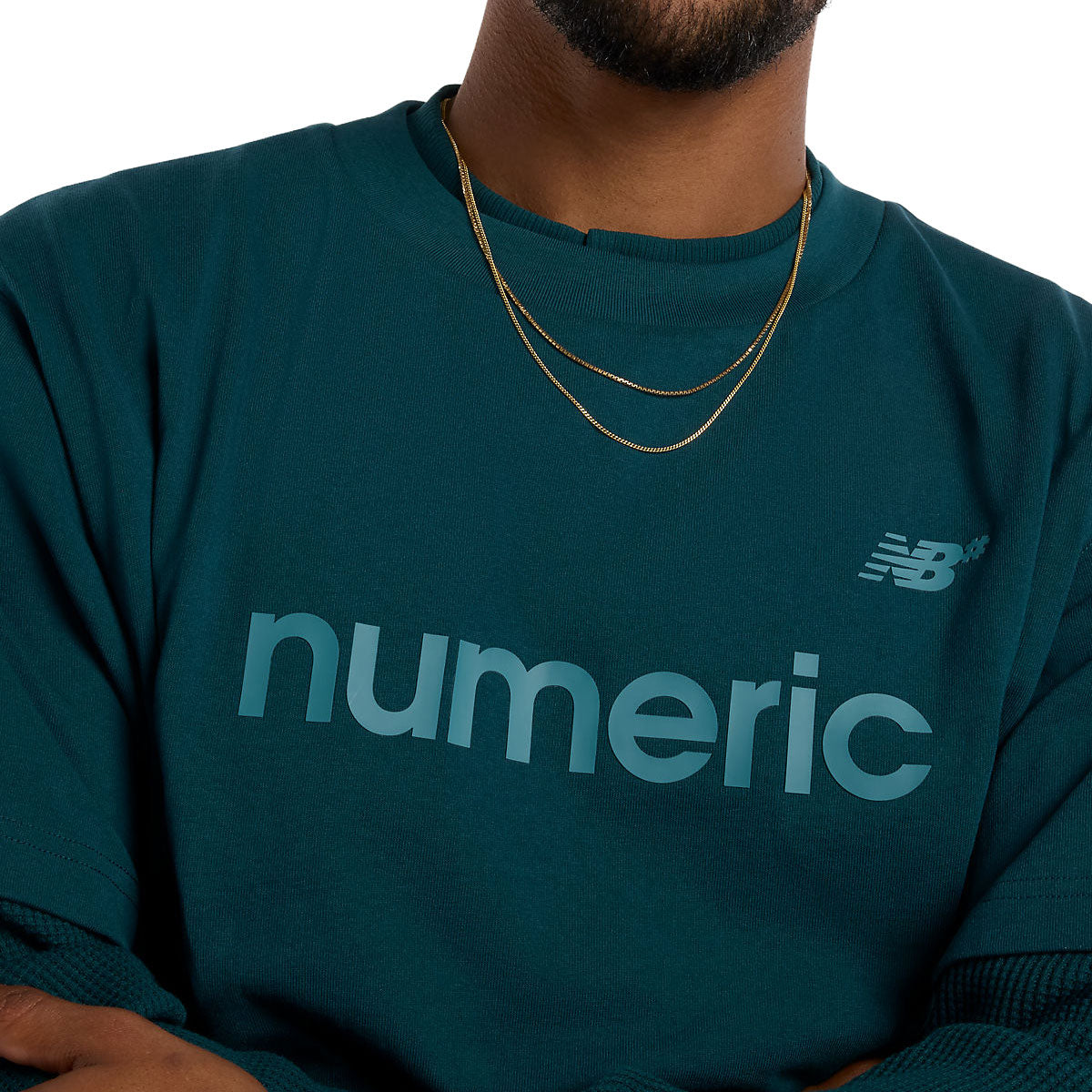 New Balance Numeric Cotton T-Shirt - Medusa Green image 3