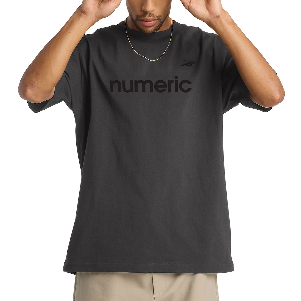 New Balance Numeric Cotton T-Shirt - Faded Black image 2