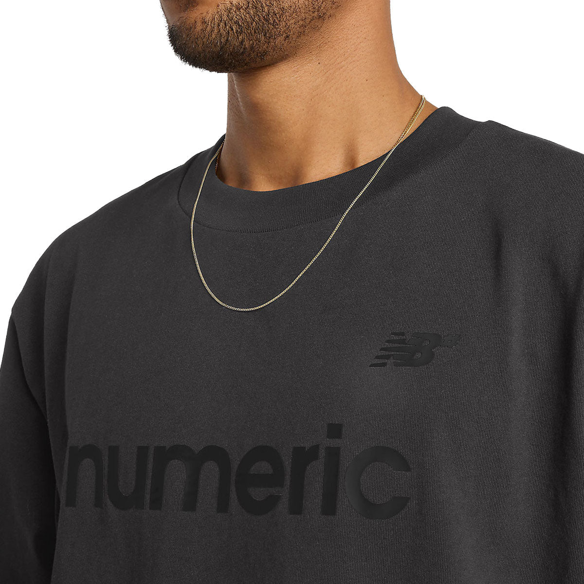 New Balance Numeric Cotton T-Shirt - Faded Black image 3