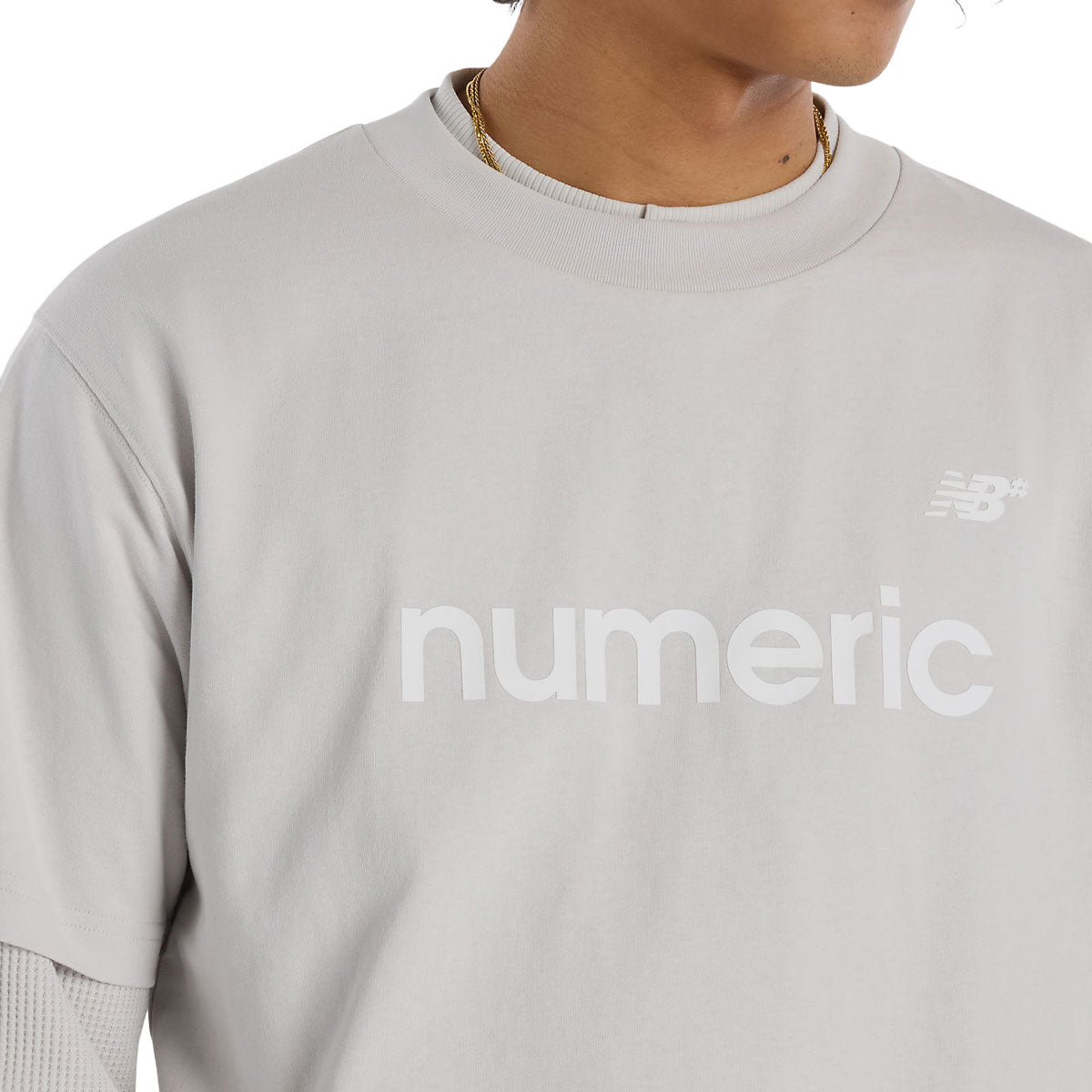 New Balance Numeric Cotton T-Shirt - Grey Matter image 3