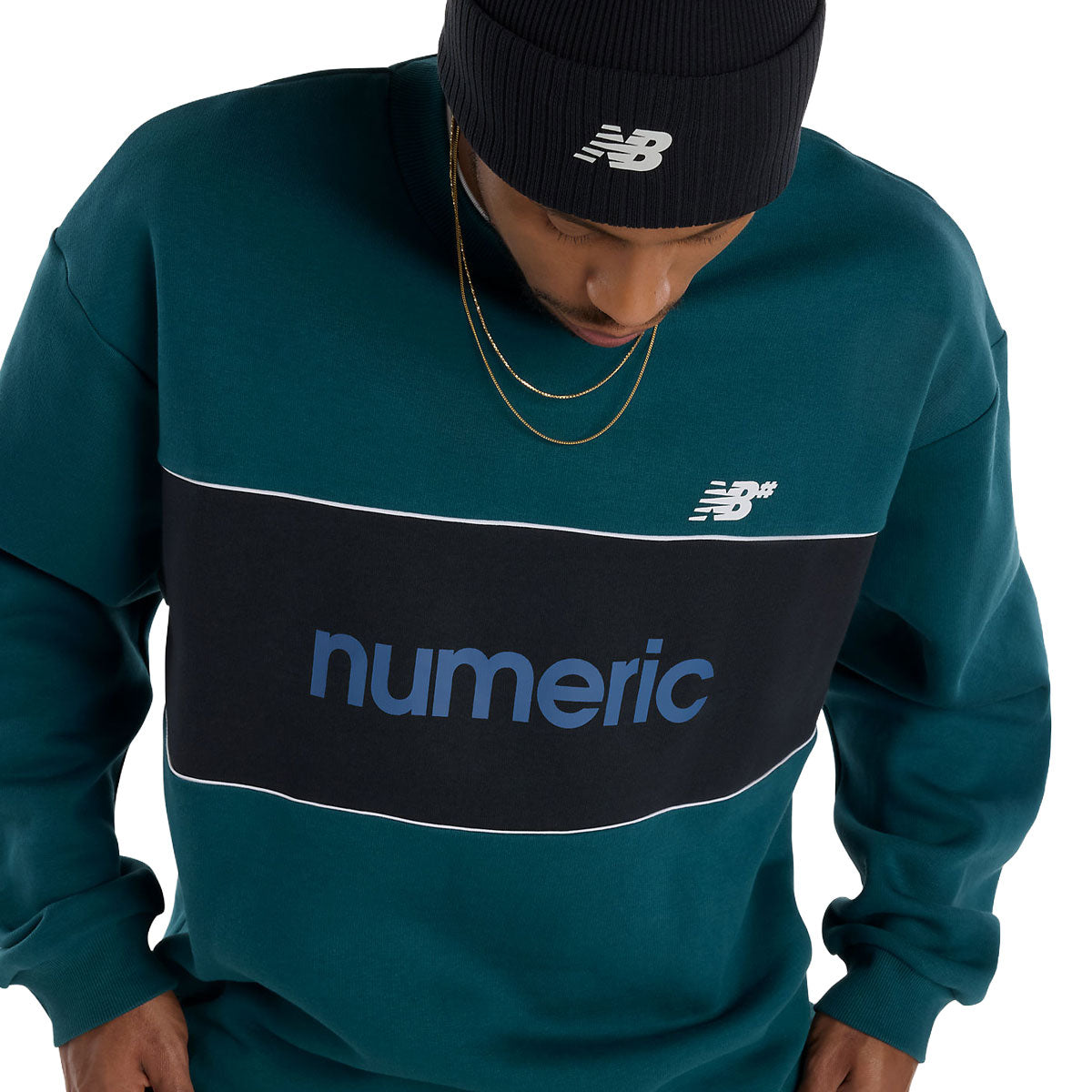 New Balance Numeric Team Sweatshirt - Medusa Green image 3