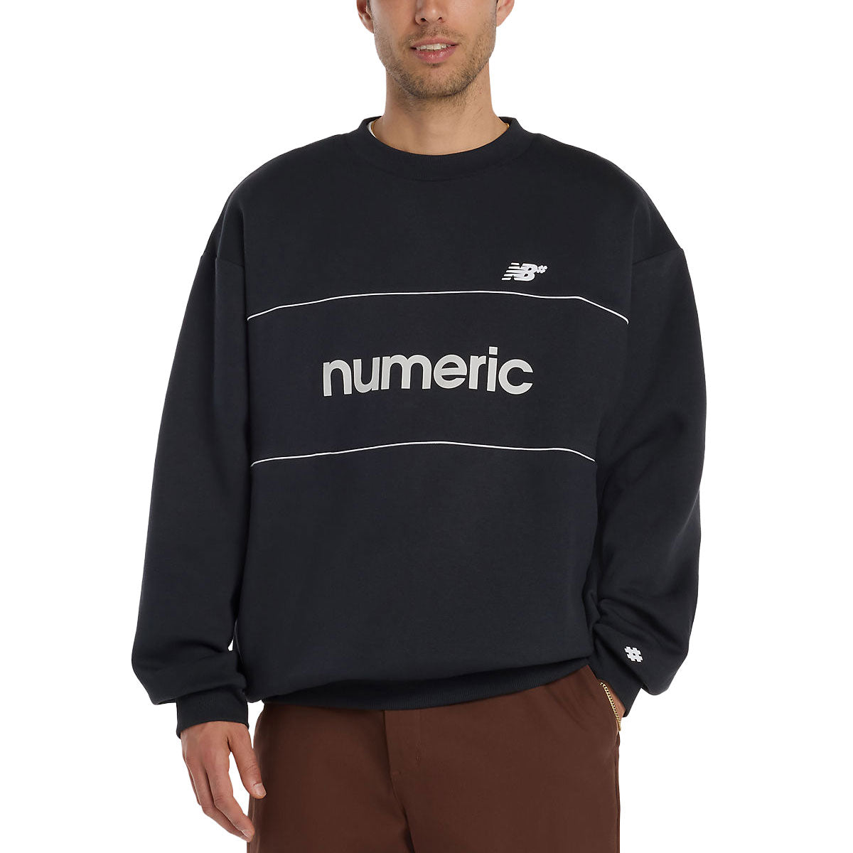 New Balance Numeric Team Sweatshirt - Black image 1