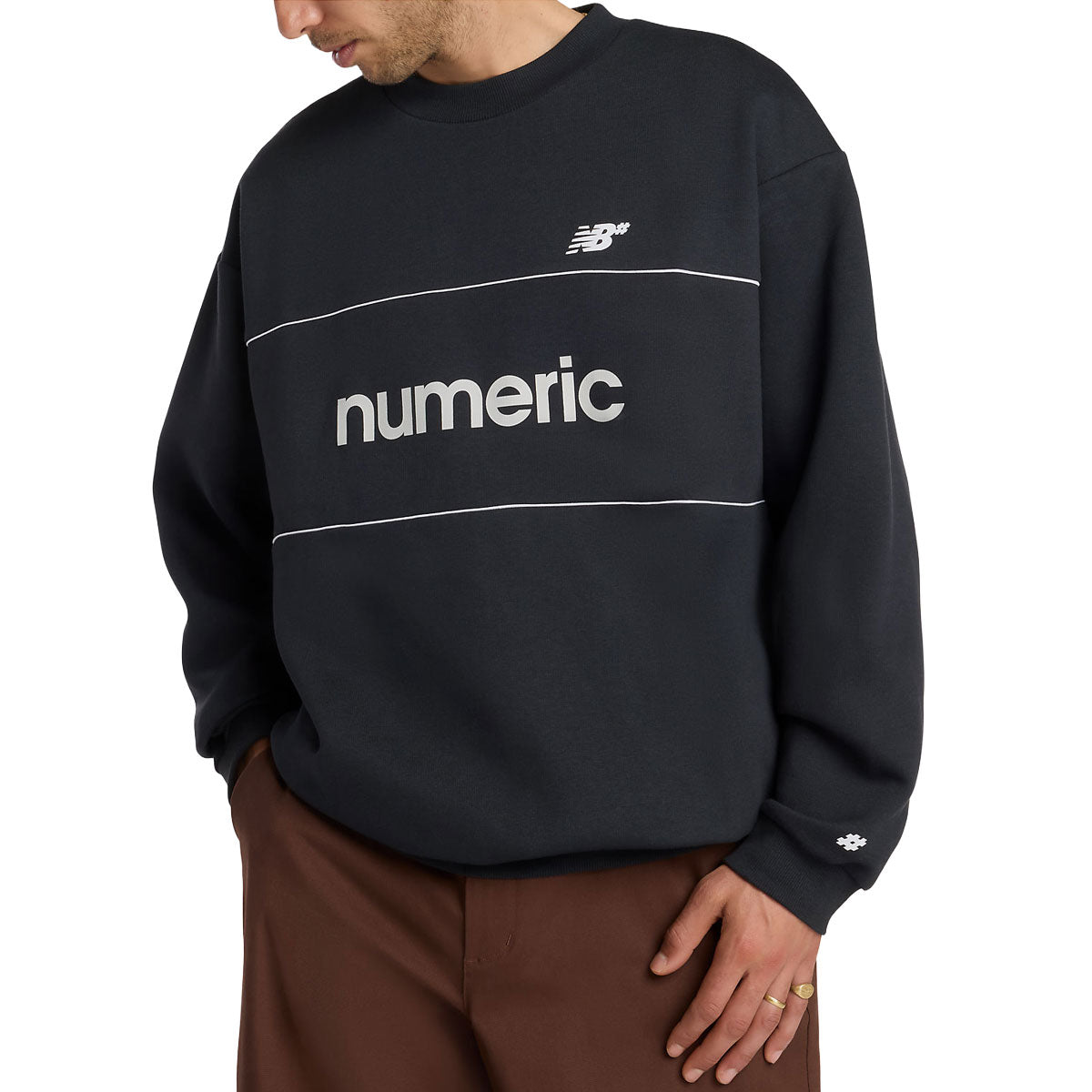 New Balance Numeric Team Sweatshirt - Black image 3