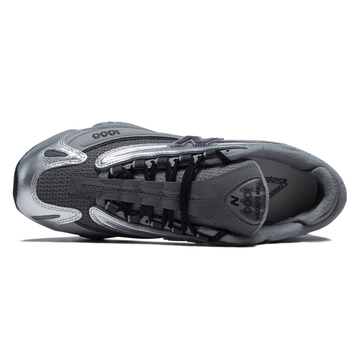 New Balance 1000 Shoes - Silver Metallic/Slate Grey image 3