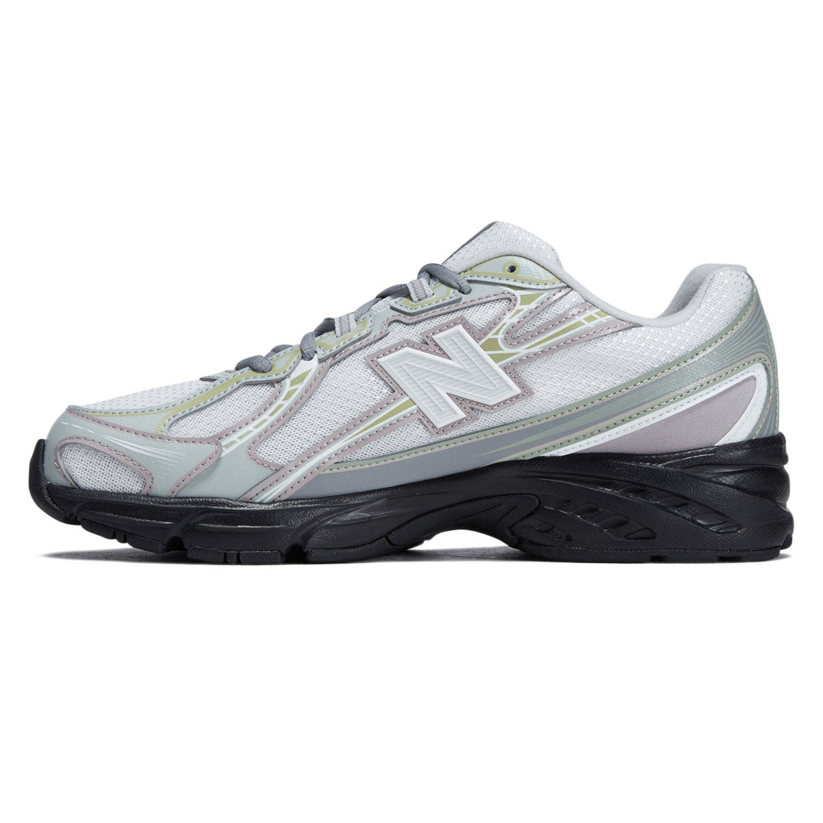 New Balance 740 Shoes - Silver Metallic/Raincloud image 2