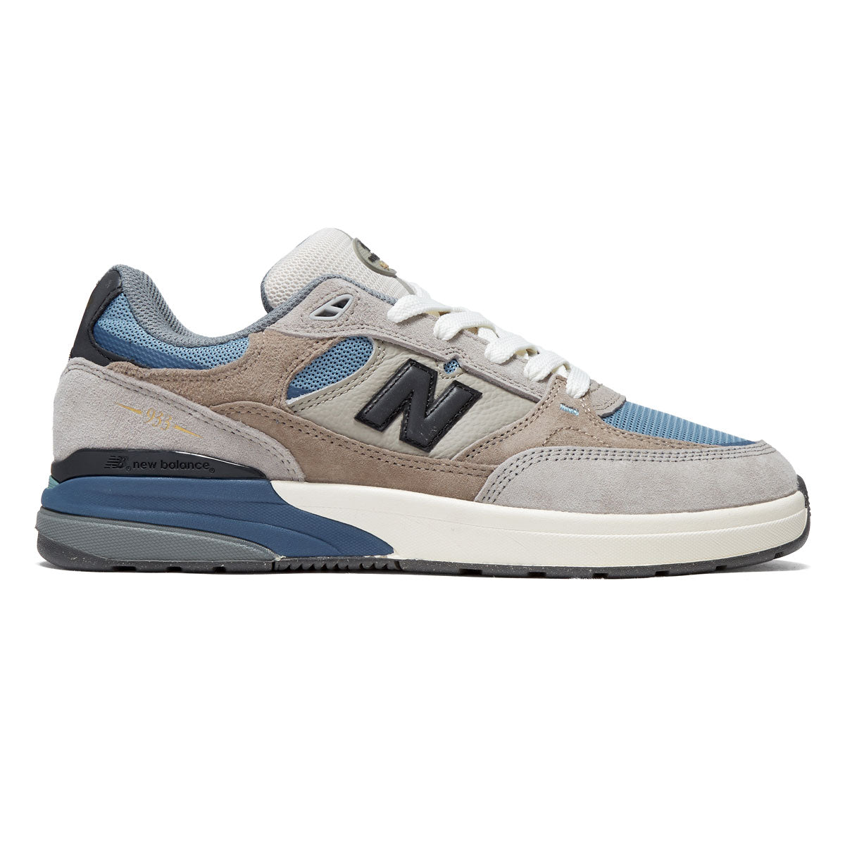 New Balance Andrew Reynolds 933 Wide Shoes - Mushroom/Light Blue image 1