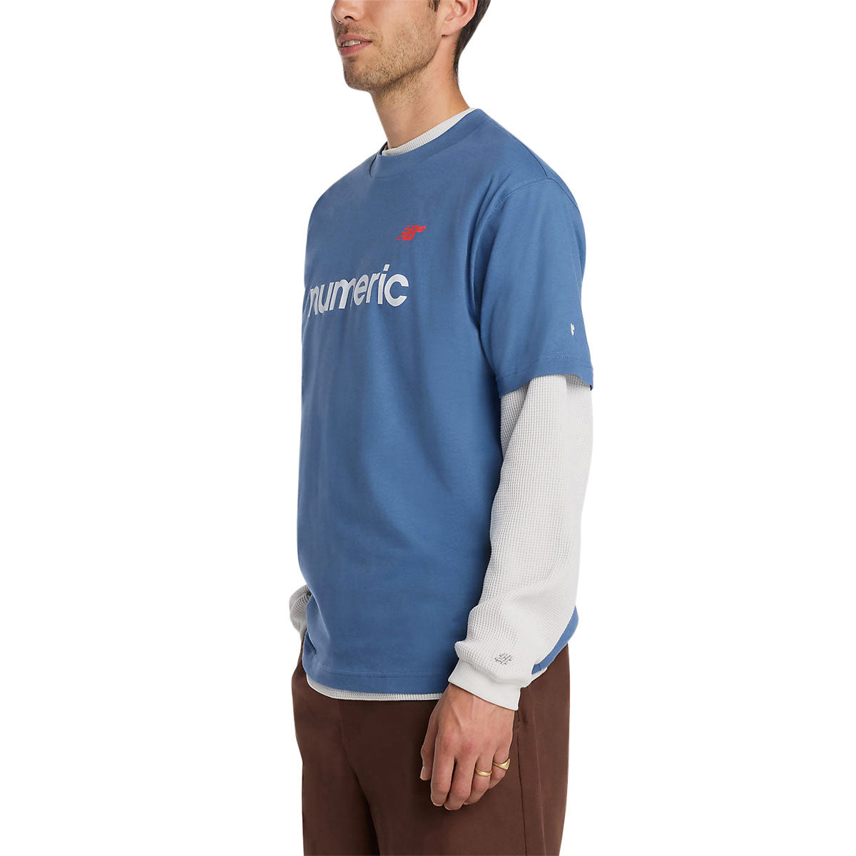New Balance Numeric Linear Logo T-Shirt - Magic Blue image 5