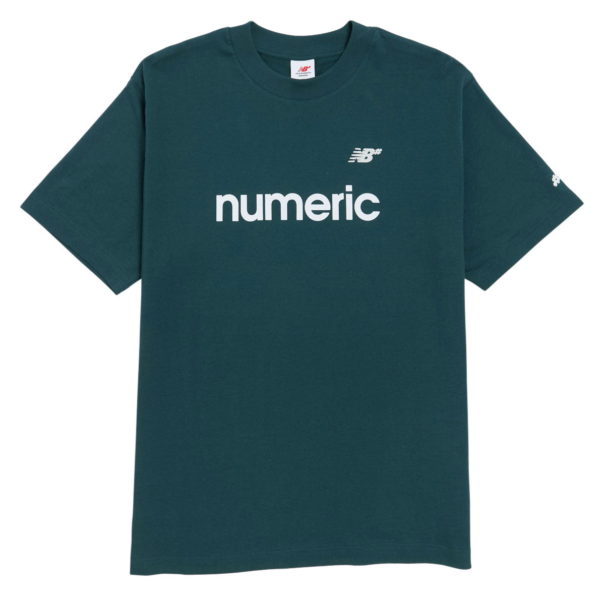 New Balance Numeric Linear Logo T-Shirt - Medusa Green image 1