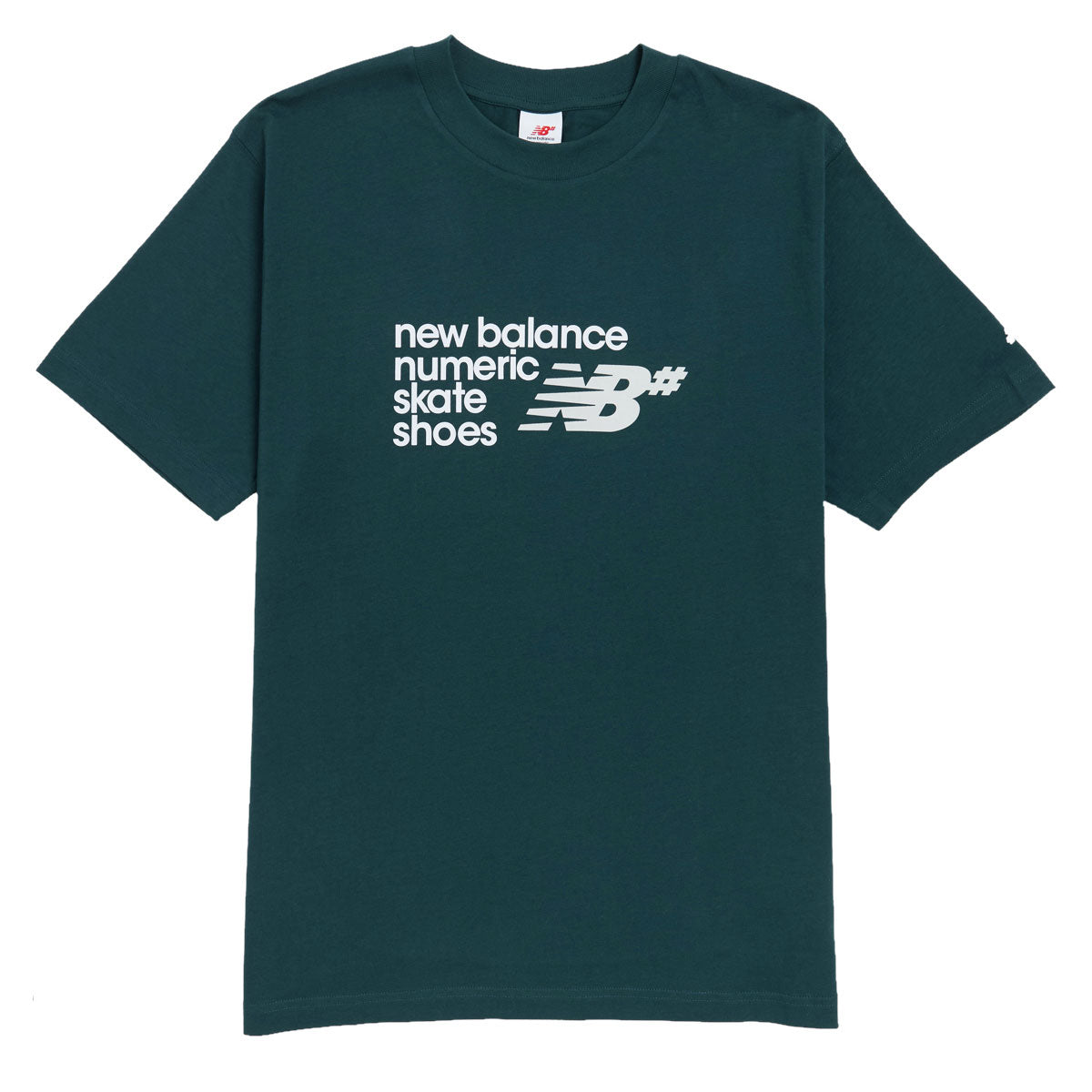 New Balance Numeric Stacked Graphic T-Shirt - Medusa Green image 1