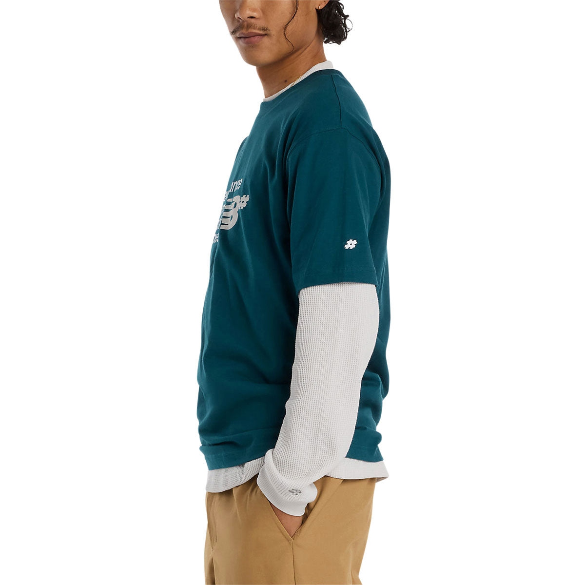 New Balance Numeric Stacked Graphic T-Shirt - Medusa Green image 4