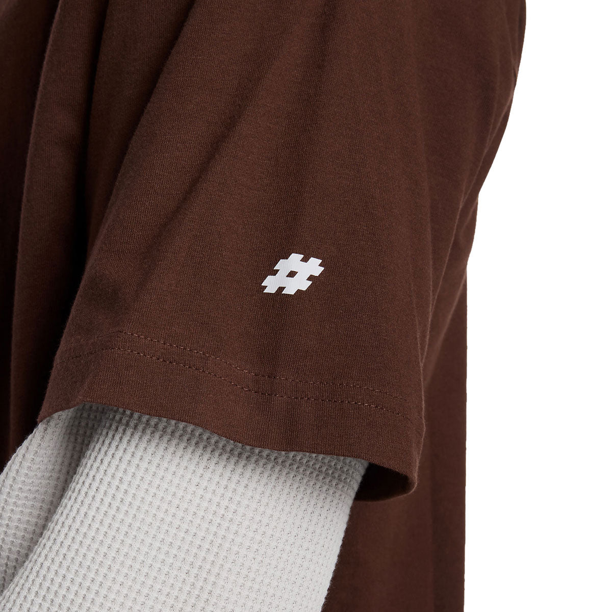 New Balance Numeric Stacked Graphic T-Shirt - Pumpernickel image 5