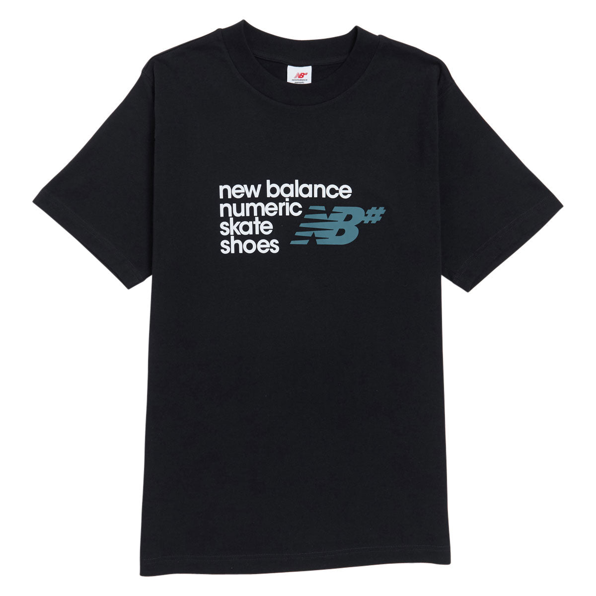 New Balance Numeric Stacked Graphic T-Shirt - Black Multi image 1