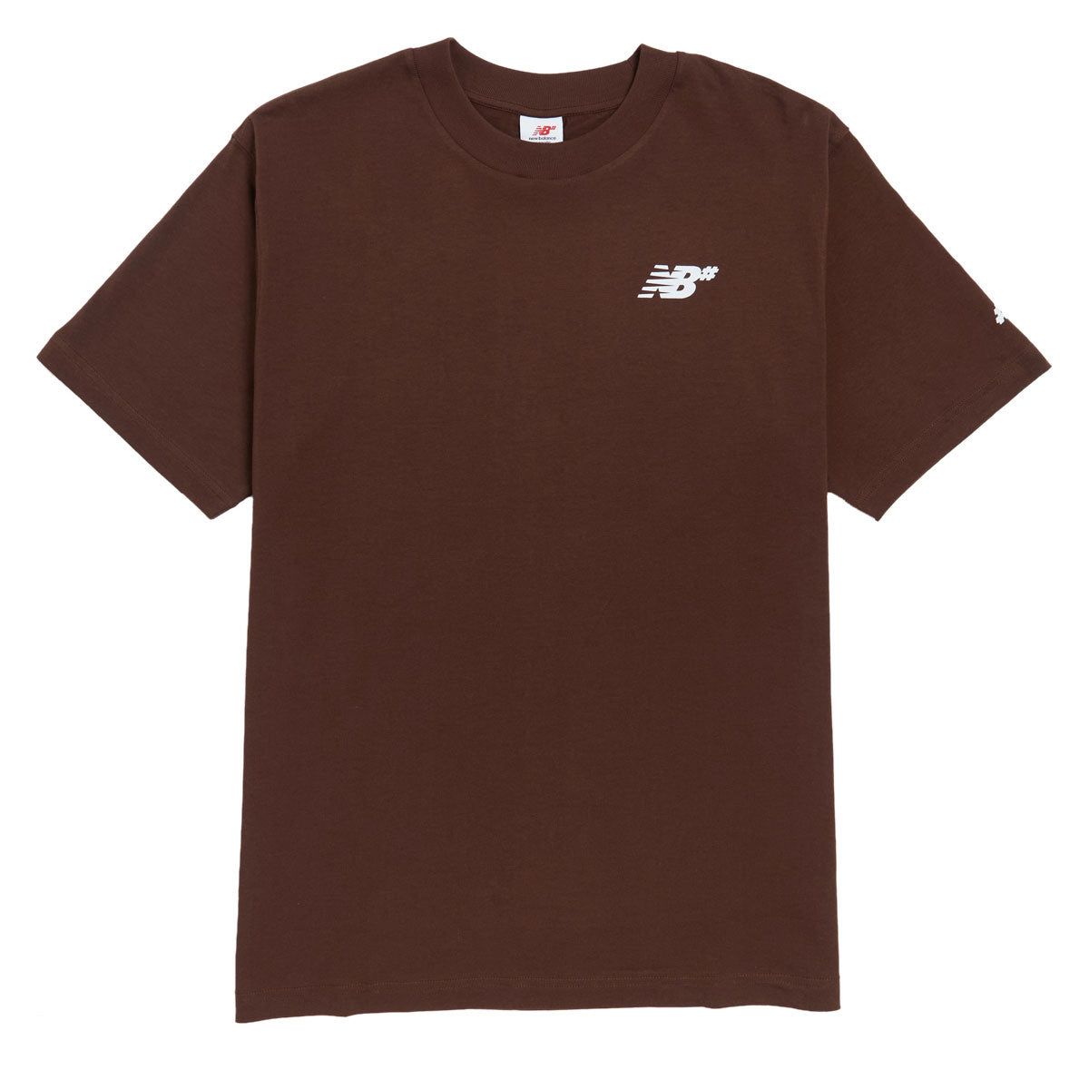 New Balance Numeric Small Logo T-Shirt - Pumpernickel image 1