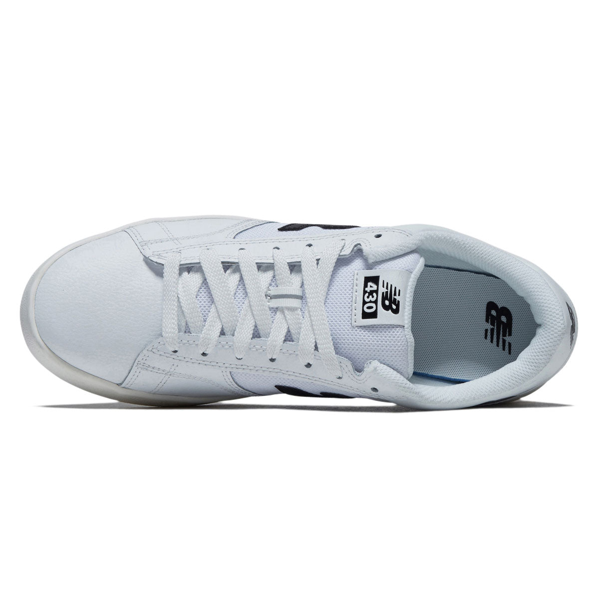 New Balance 430 Shoes - White/Black image 3