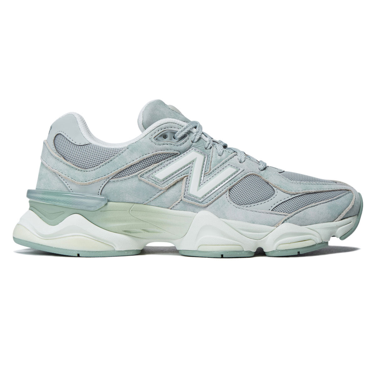 New Balance 9060 Shoes - Mosaic Green/Sea Salt image 1