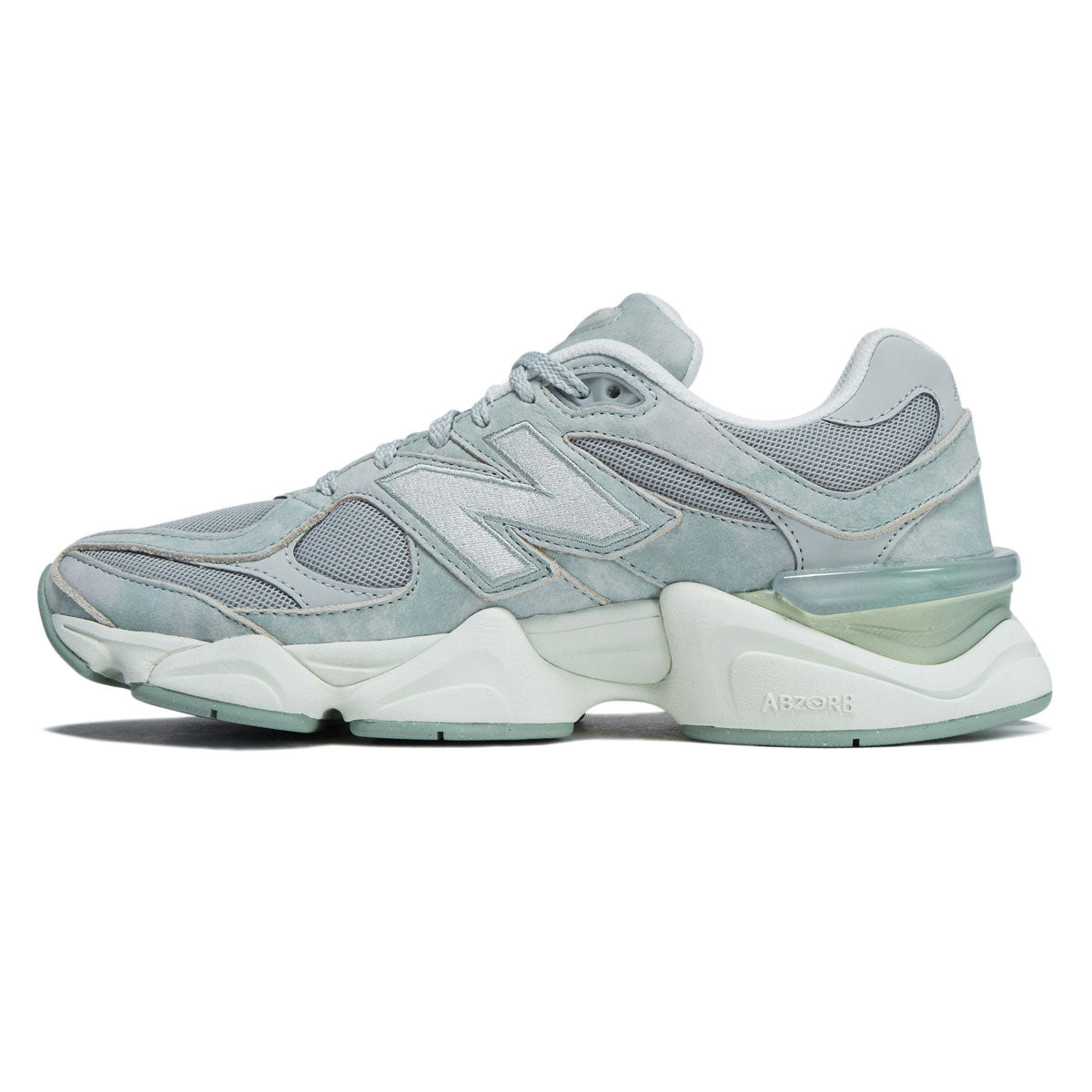 New Balance 9060 Shoes - Mosaic Green/Sea Salt image 2