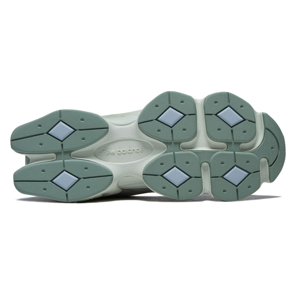 New Balance 9060 Shoes - Mosaic Green/Sea Salt image 4