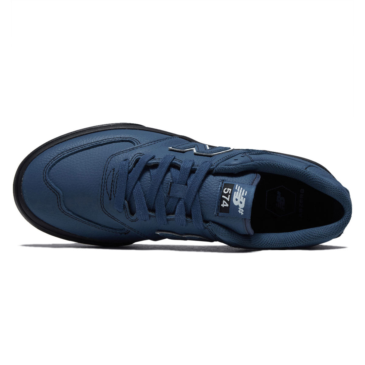 New Balance 574 Vulc Shoes - Dark Shoreline Blue image 3