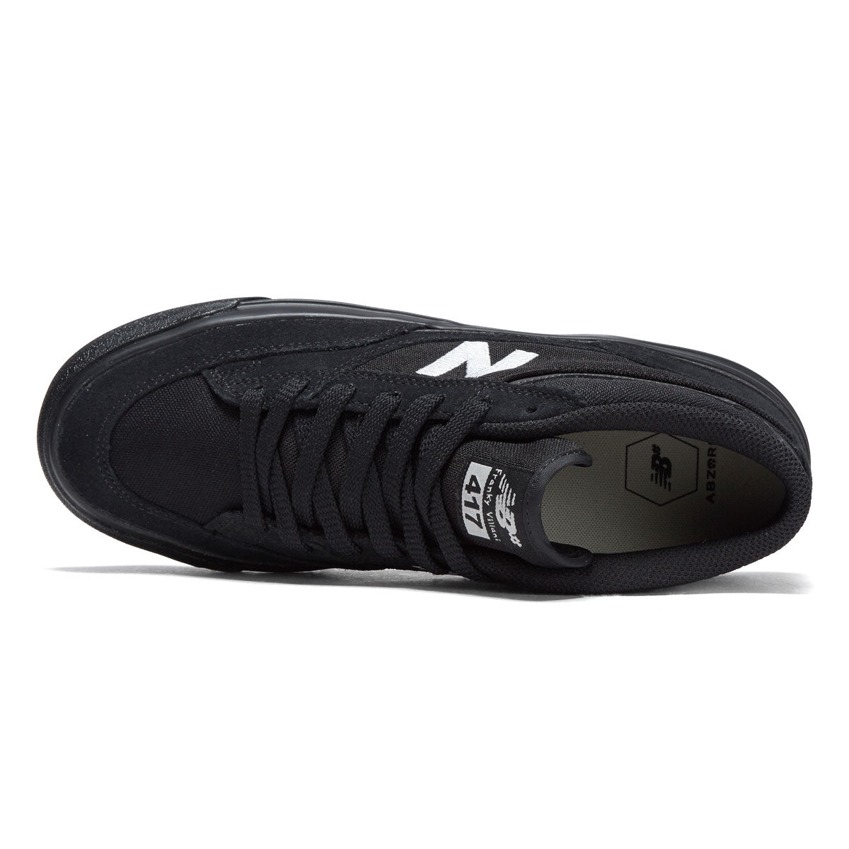 New Balance 417 Villani Shoes - Black/White II image 3