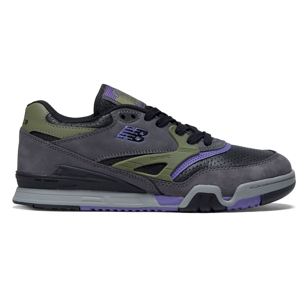 New Balance 770 Shoes - Grey/Olive/Purple image 1
