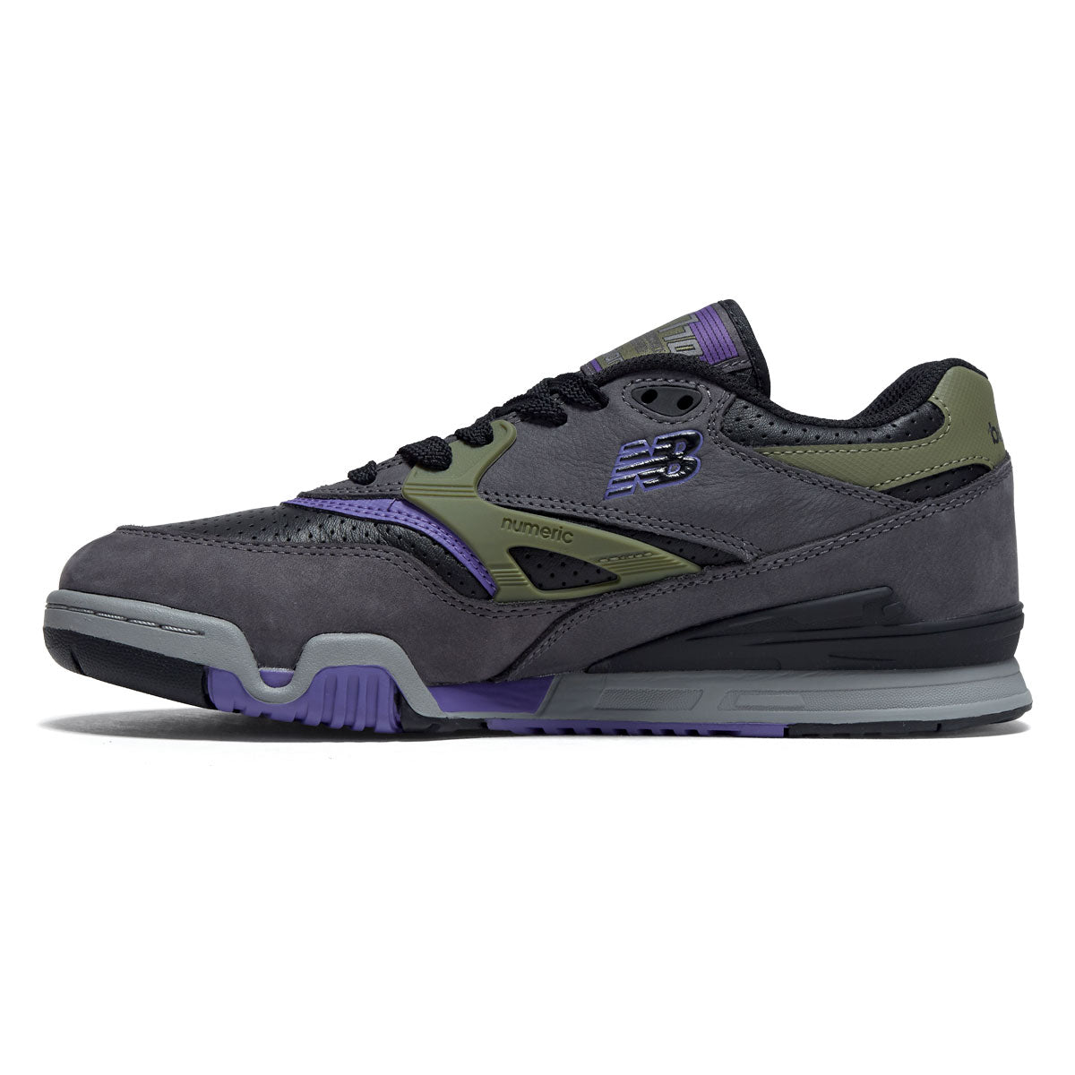 New Balance 770 Shoes - Grey/Olive/Purple image 2