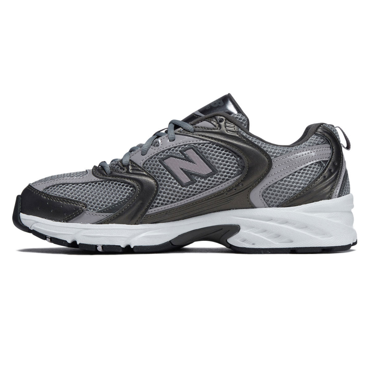 New Balance 530 Shoes - Black Metallic/Truffle Salt image 2