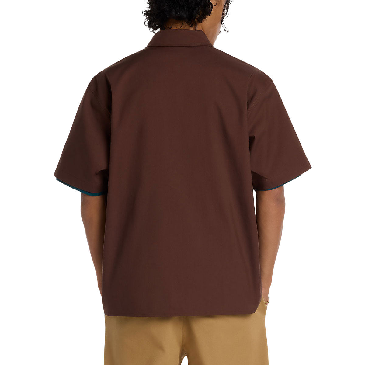 New Balance Numeric Button Up Shirt - Pumpernickel image 2