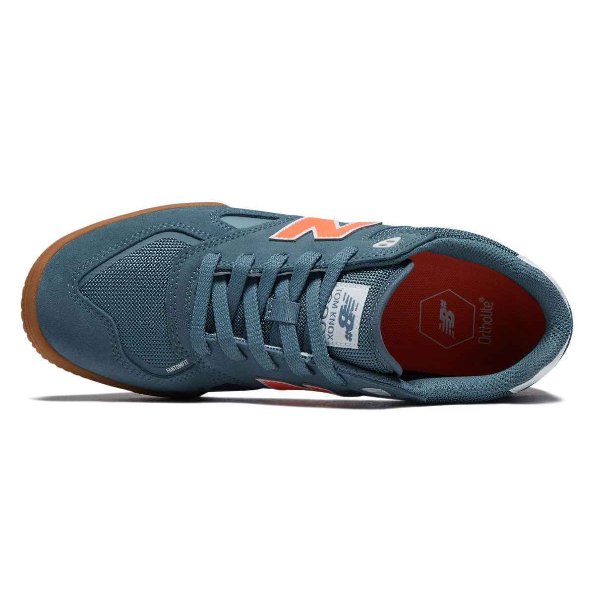 New Balance 600 Tom Knox Shoes - Saltwater/Orange image 3