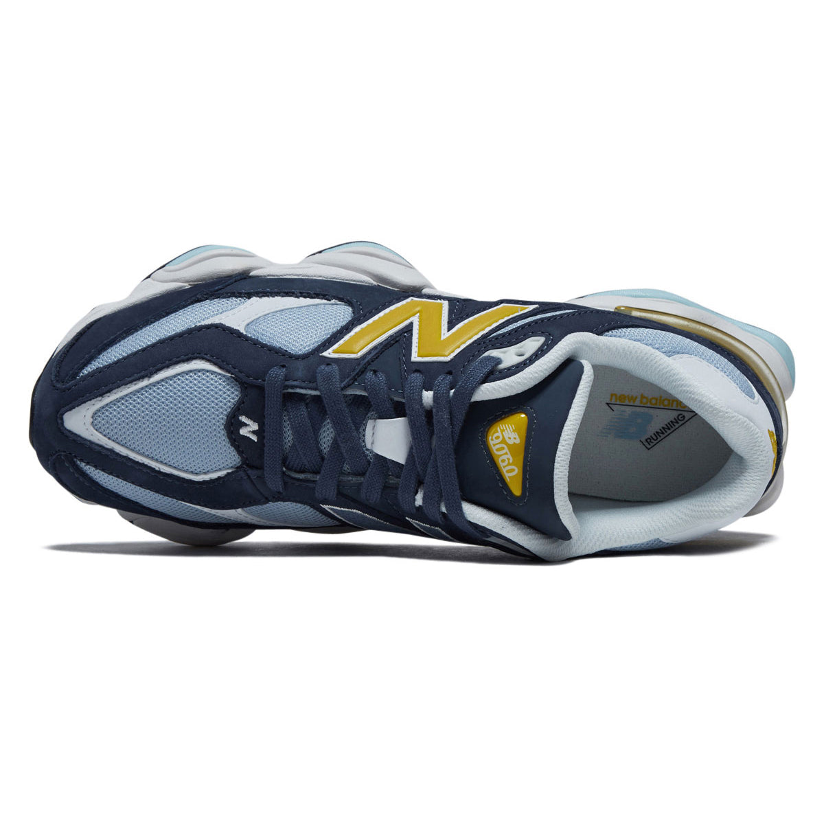 New Balance 9060 Shoes - Vintage Indigo/Apollo Gold image 3