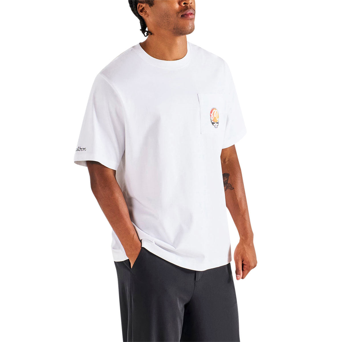 Malbon x Grateful Dead Bermuda Foundation T-Shirt - White image 3