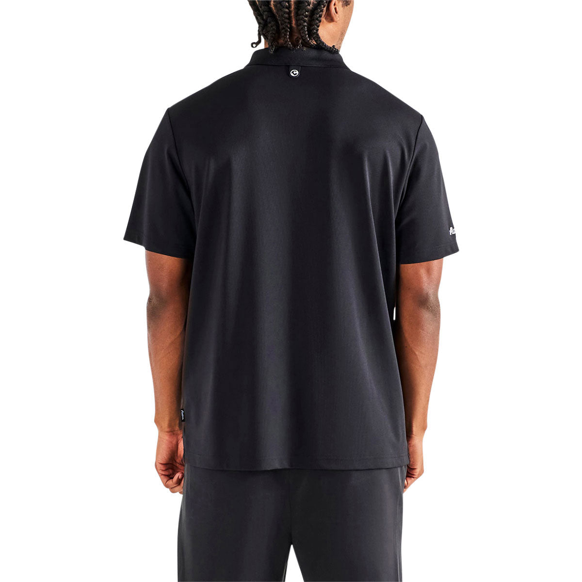 Malbon x Grateful Dead Fairway Stealie Polo Shirt - Black image 3