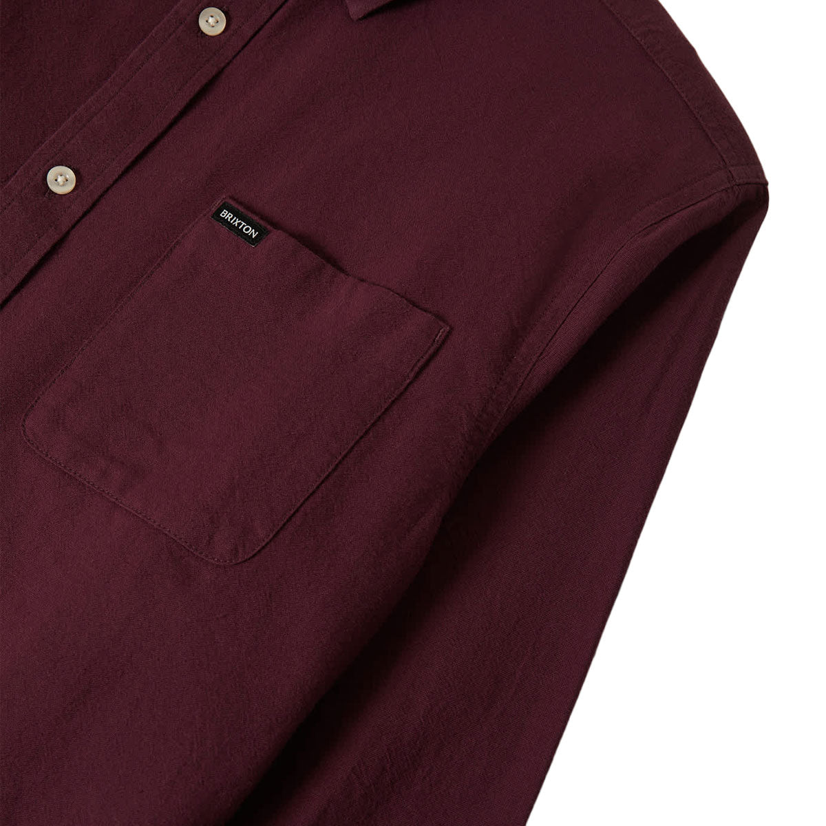 Brixton Charter Long Sleeve Shirt - Port image 5
