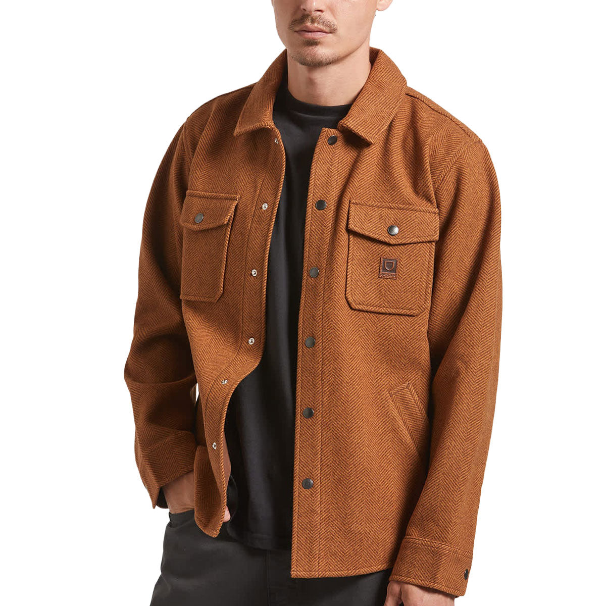 Brixton Durham Brushed Jacket - Brushed Pinecone image 1