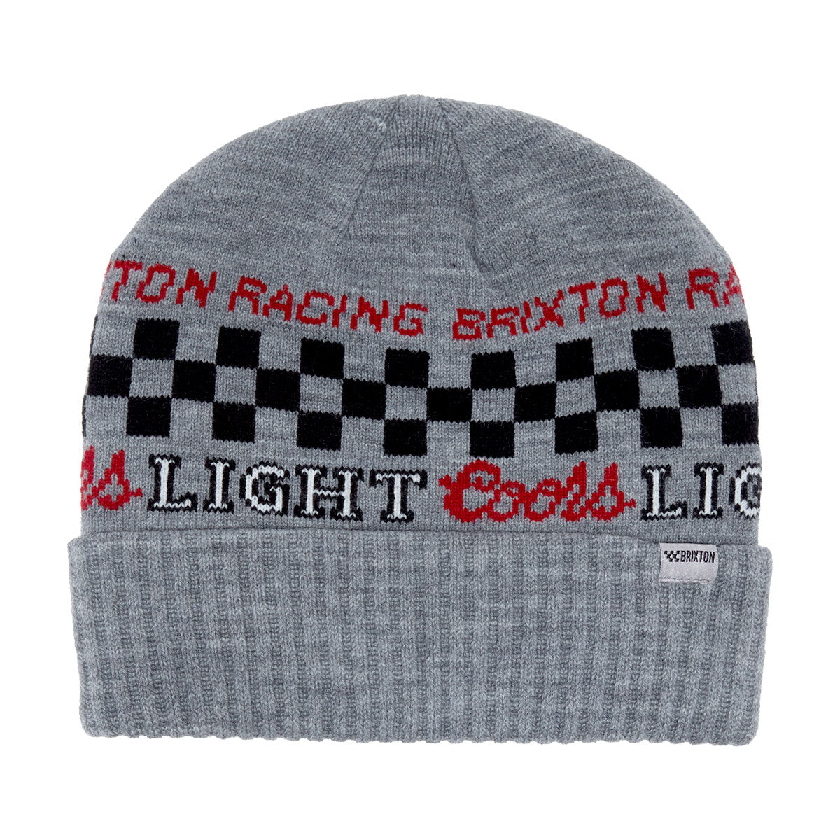 Brixton x Coors Light Racing Beanie - Silver image 1