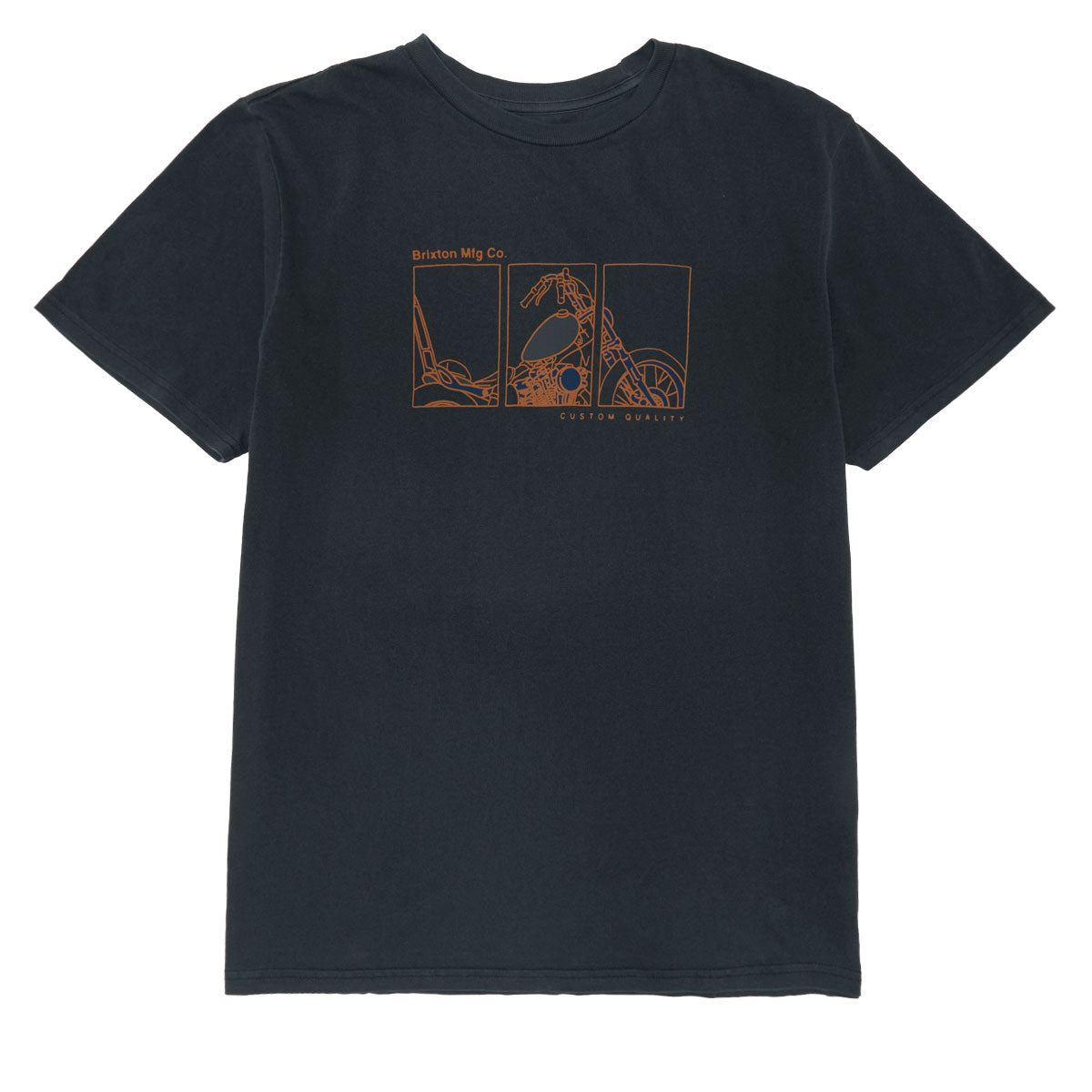 Brixton Briscoe T-Shirt - Black Worn Wash image 1