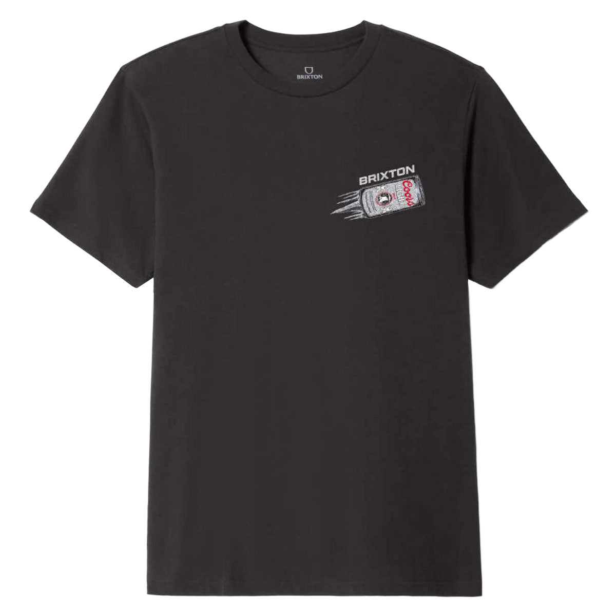 Brixton x Coors Light Silver Speed T-Shirt - Black image 2