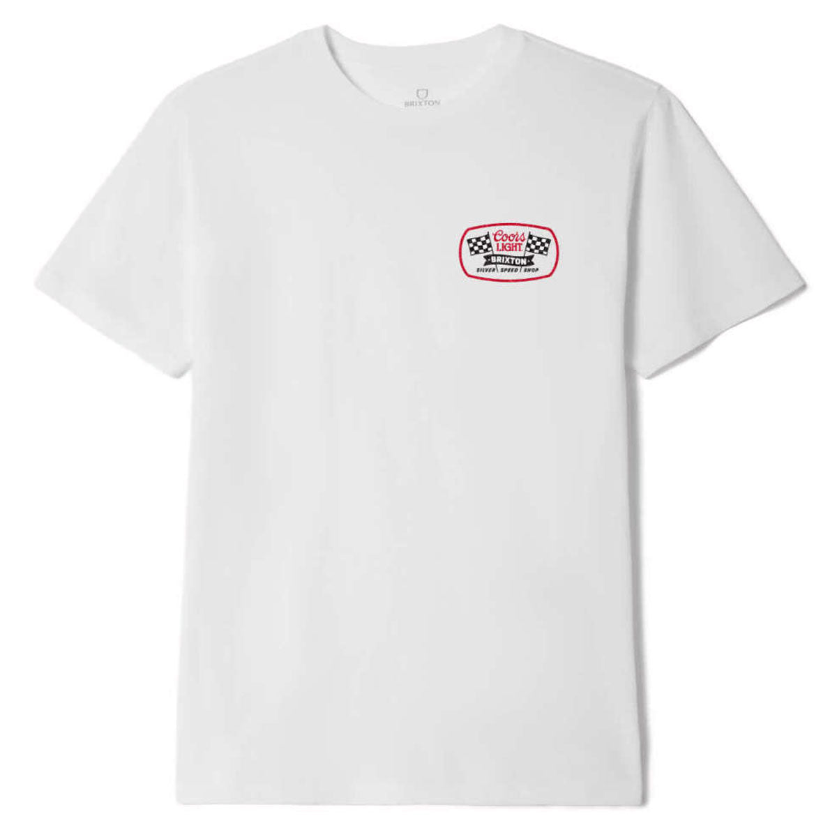 Brixton x Coors Light Pit Stop T-Shirt - White image 2