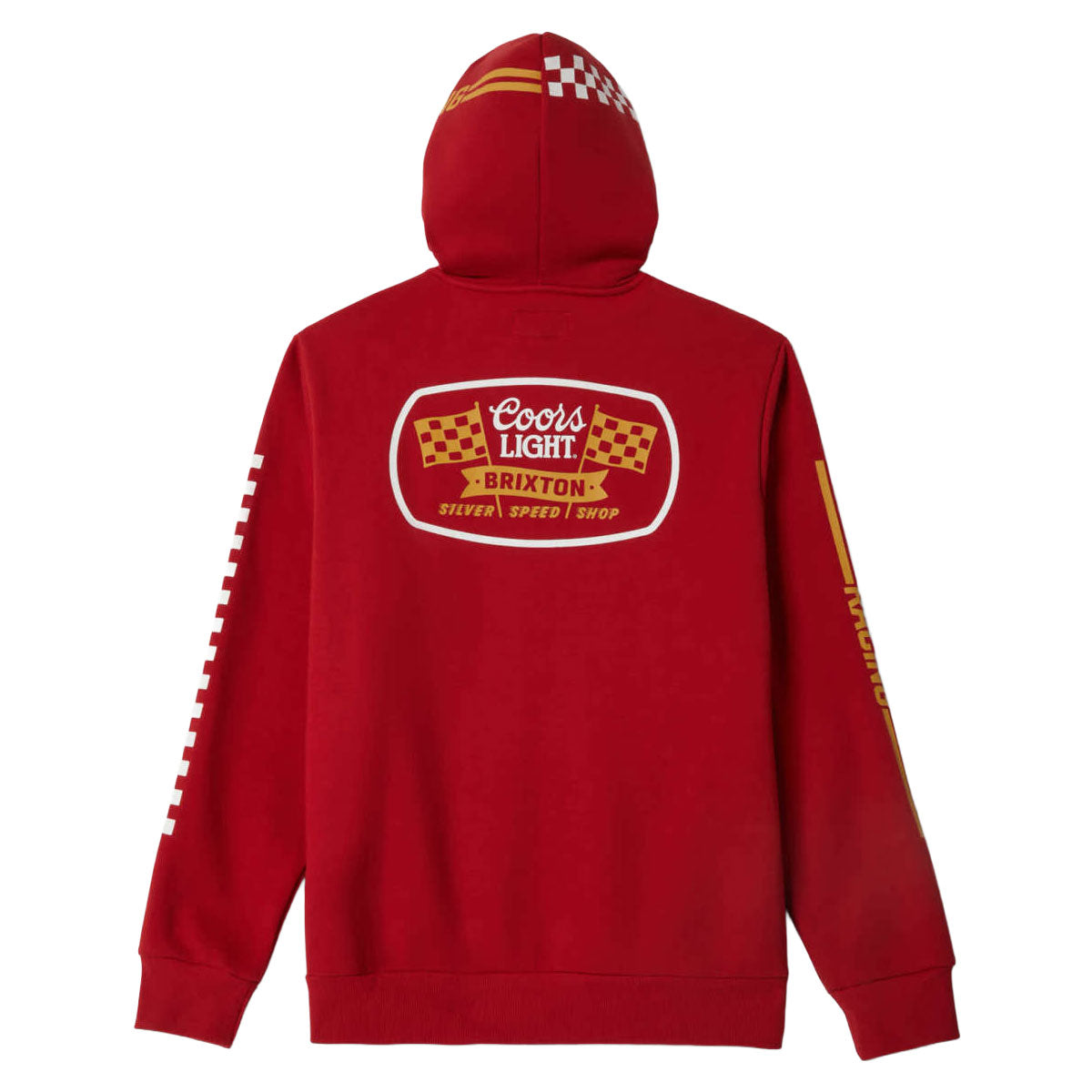 Brixton x Coors Light Pit Stop Hoodie - Coors Red image 2