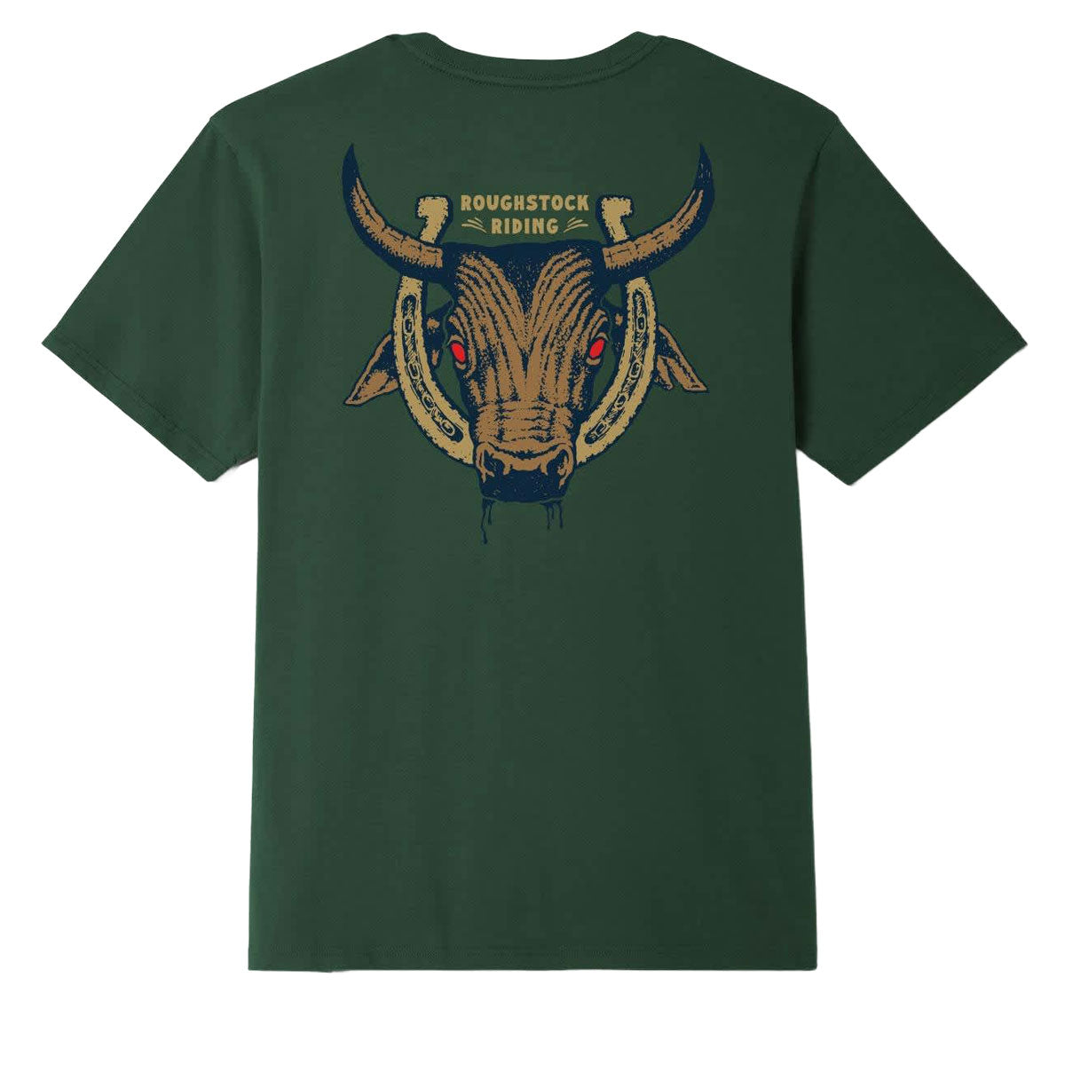 Brixton Roughstock T-Shirt - Forest Green image 1