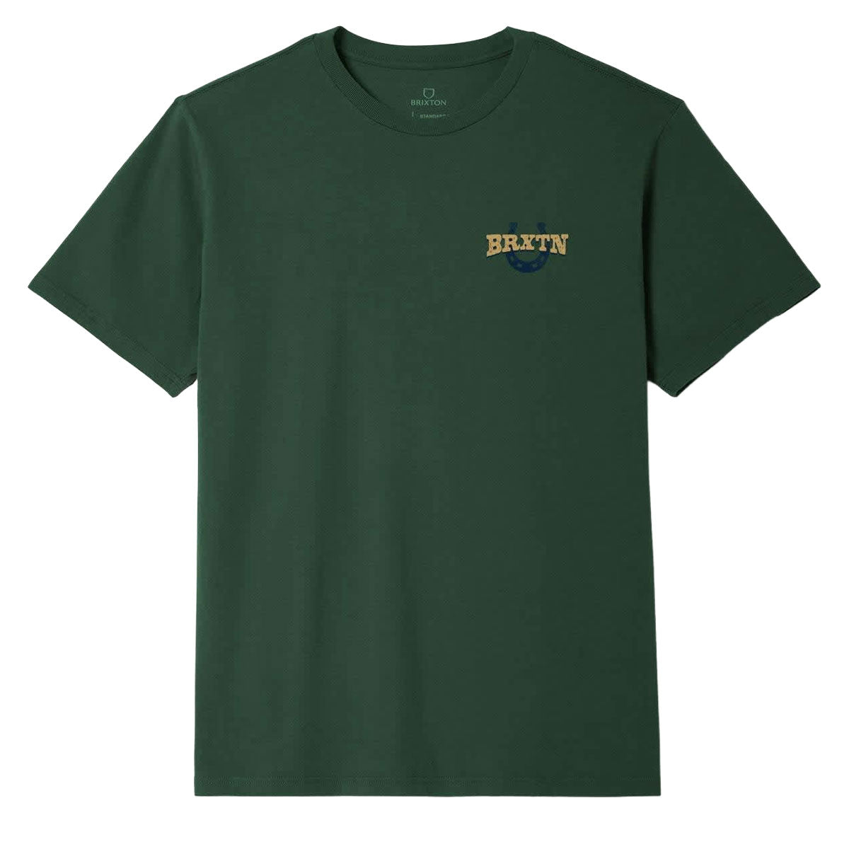 Brixton Roughstock T-Shirt - Forest Green image 2