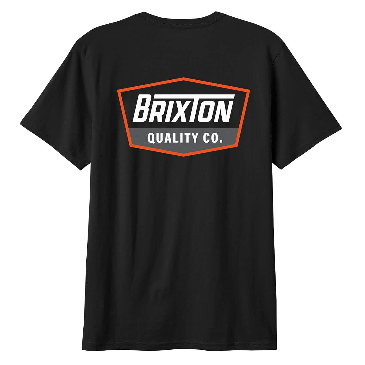 Brixton Regal T-Shirt - Black/Classic Orange/White image 2